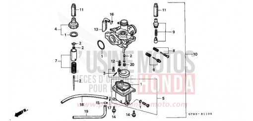 CARBURATEUR PK50ML de 1990